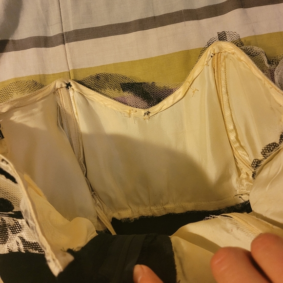 Vintage 1940s Formal Strapless Dress, GUC - Picture 9 of 17